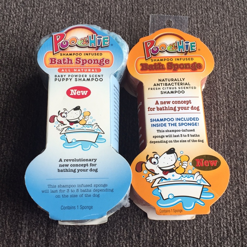 Poochie Dog Shampoo Pet Supplies Sponge Bath Puppy